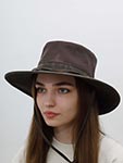 Шляпа STETSON арт. 2791101 OUTDOOR AIR CO PE (темно-коричневый)